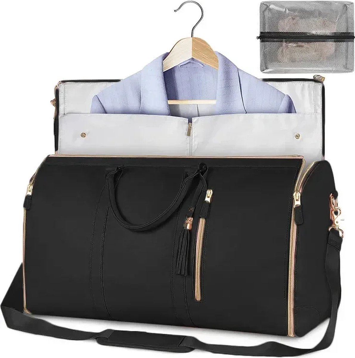 Grote Capaciteit Reistas Opvouwbaar - Dames Handtas, Waterdichte Kleding Tote, Ideaal voor Reizen en Verblijf