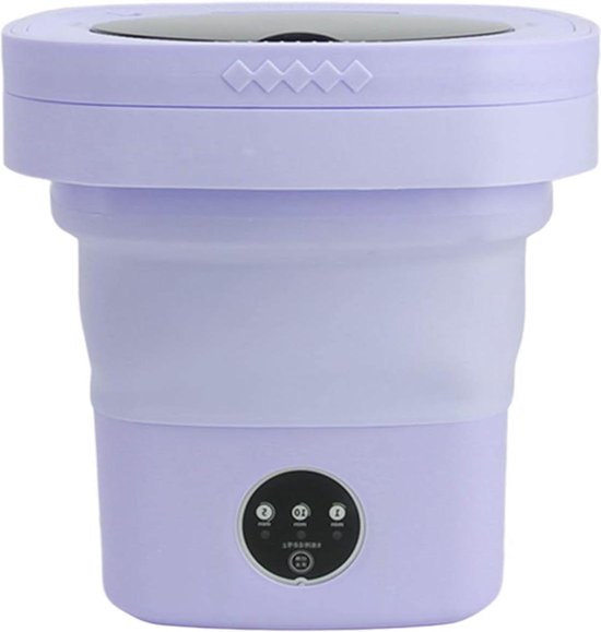 Foto: Opvouwbare mini wasmachine 65 l draagbare automatische wasmachine dieptereiniging wassen en centrifugeren waterbuis