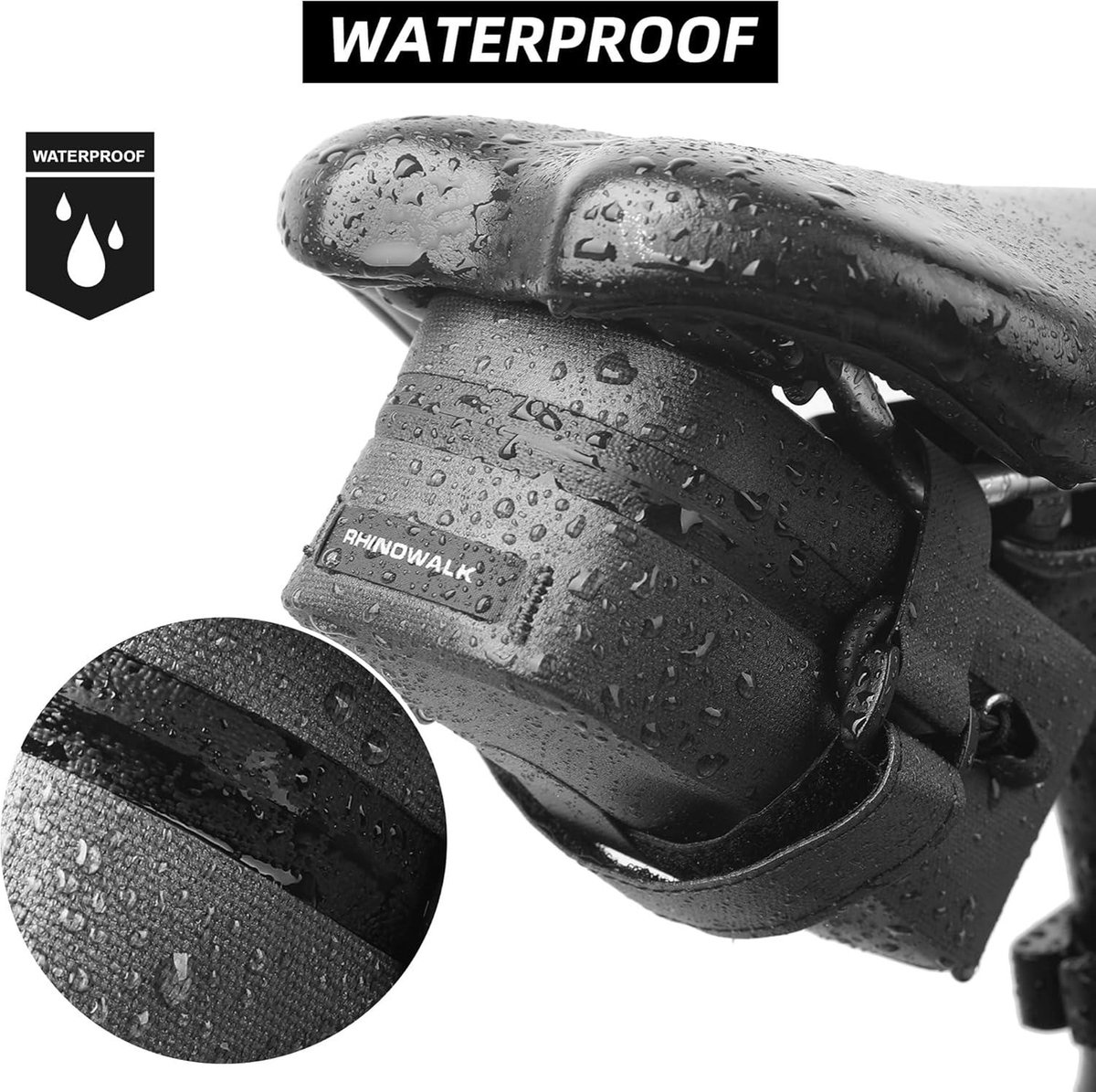Waterdichte Fiets Zadeltas - Onder Zadel Pouch Voor Fietsen - Gereedschap Tas - Bergweg Fiets Accessoires