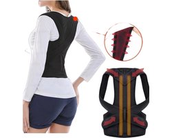 LavidaHome Postuur Corrector - Postuur Corrector - Rug Band / Schouder Band -Steunvest-rugband - Correctie voor Rug, schouders & Nek - Fitness - Sport - Rug Corrector