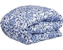 Zelesta Comfort Design Old Dutch 240x200cm - Dekbed zonder overtrek - 30 dagen proefslapen - Wasbaar hoesloos dekbed - Bedrukt dekbed - Dekbed met print - All Year Winterdekbed & Zomerdekbed