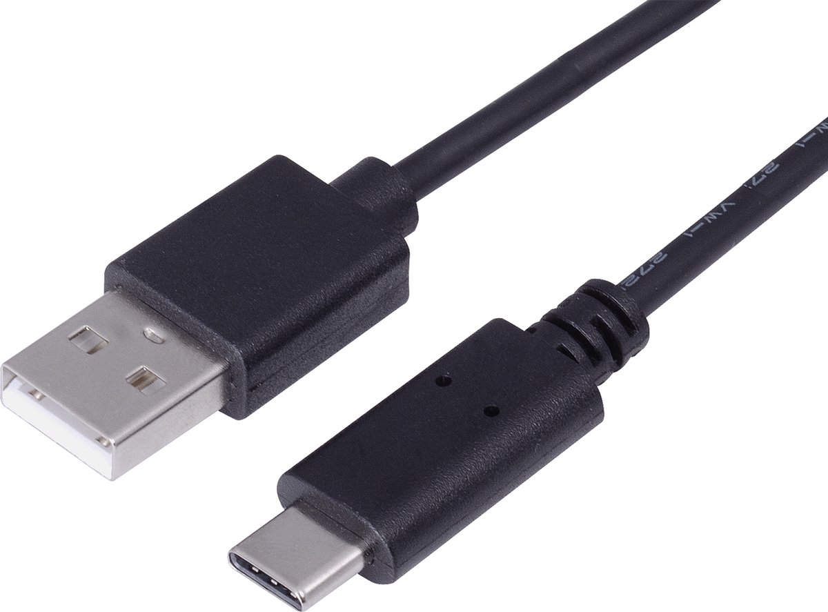 Trevi US 34-35 USB-kabel 1 m USB A USB C Zwart