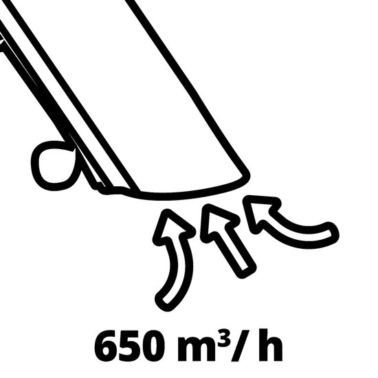 Einhell Elektrische Bladblazer/-zuiger GC-EL 3024 E - 3000 W - Blaas-/zuigfunctie - 40 L opvangzak - Blaassnelheid: 240 km/u - Hakselfunctie: 10:1
