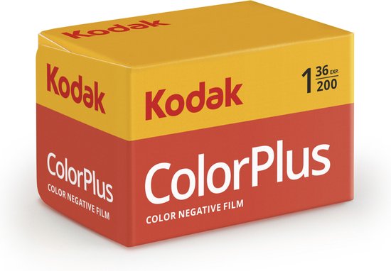KODAK Pack 1 x Pellicule Kodak Color Plus 200 ISO - Format 135 - 35 mm - 36 poses