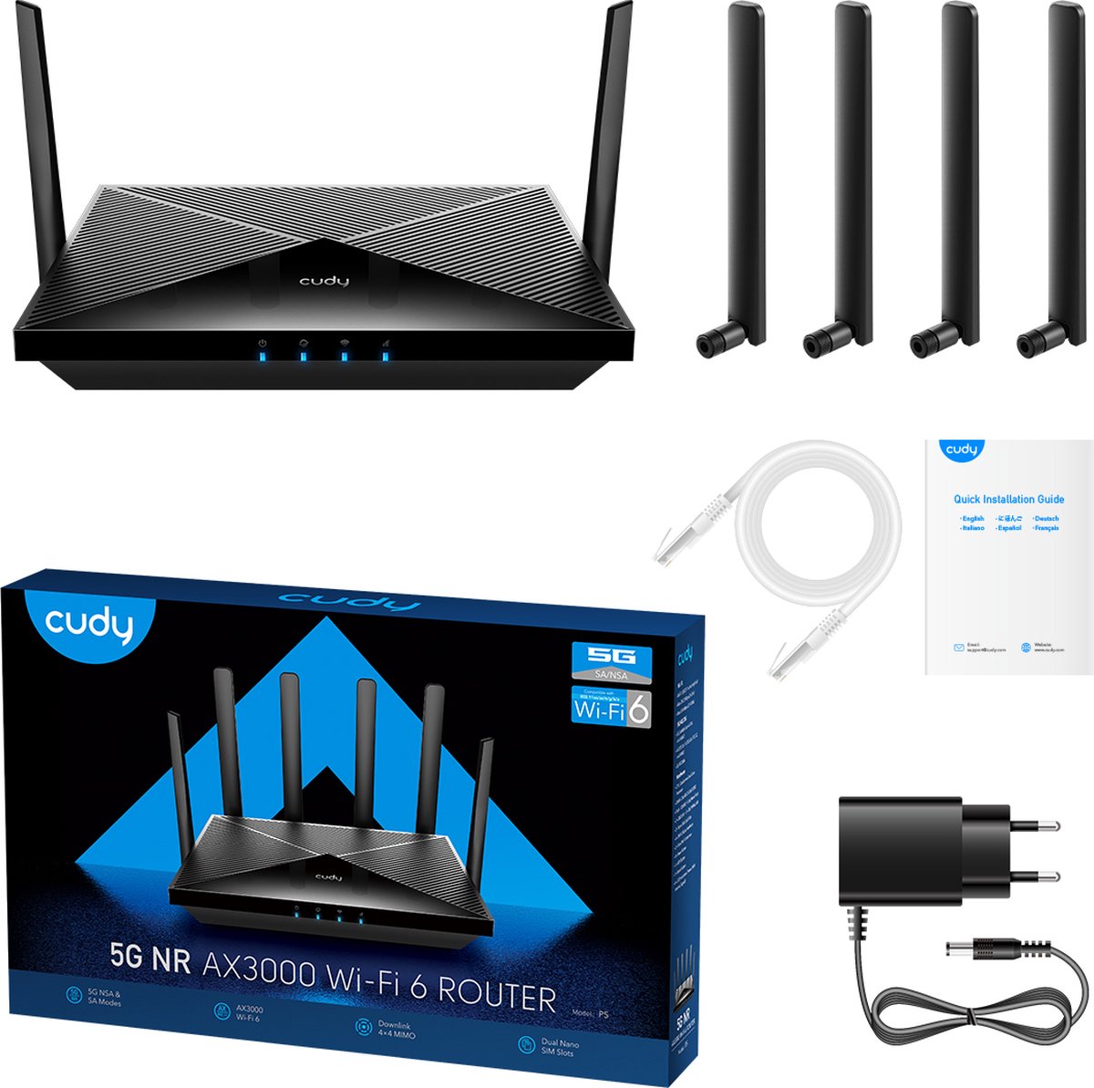 Cudy AX3000 Wi-Fi 6 5G CPE Mesh Router – foto 7