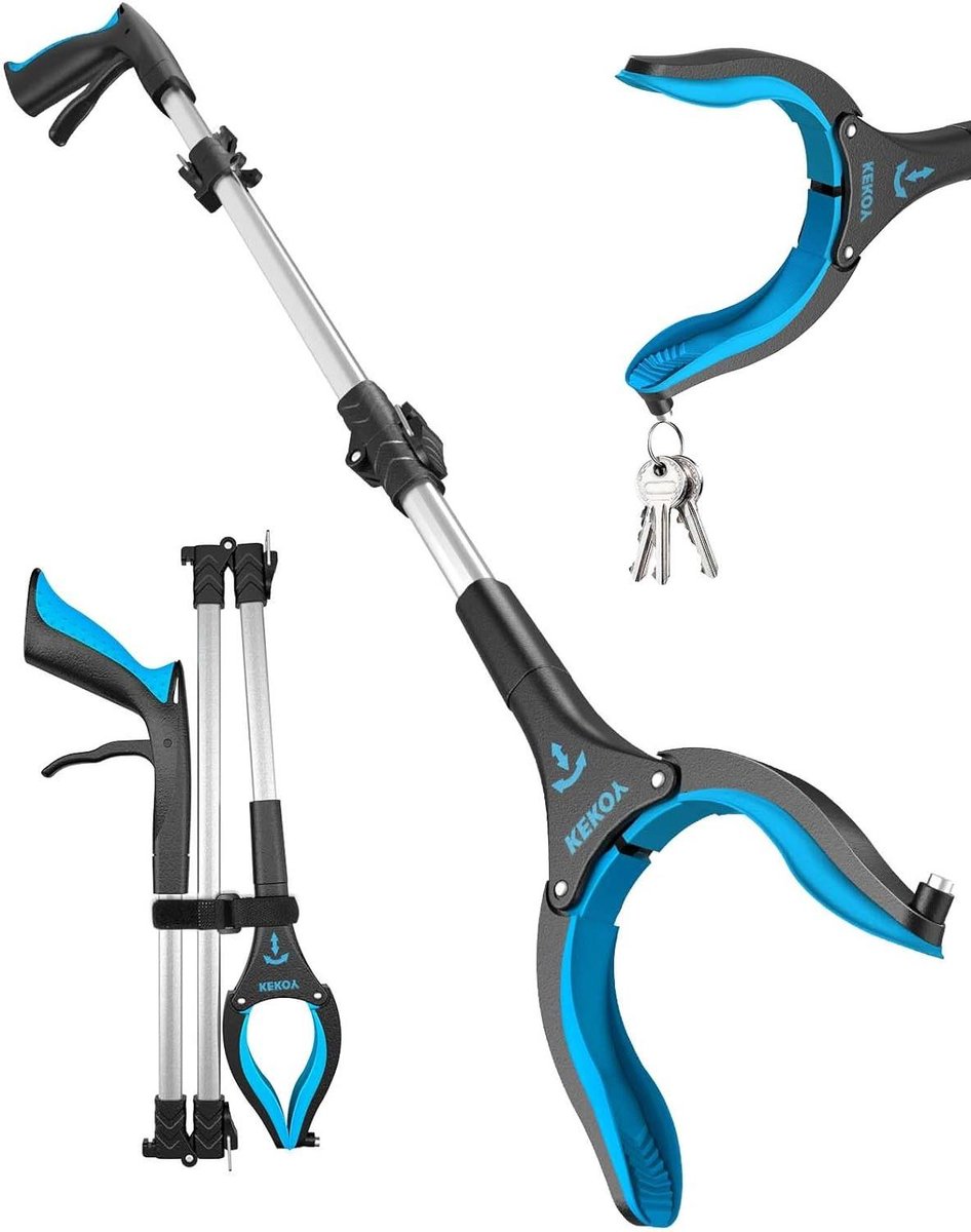 Goedkoopste Grijpstok Extra Lange Kattenplukkers voor Volwassenen - Grijpstok Stick voor Ouderen - Handgrijper voor gehandicapte - hulpplukker - Bovengrijper (1 Pack) Grijpstok