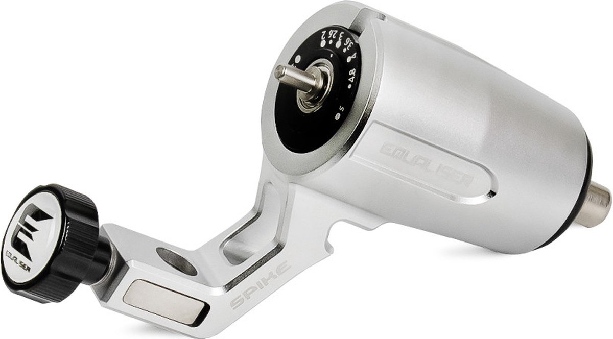 Equaliser Spike With Adjustable Stroke | Premium Professionele Tattoo Machine | Draadloze Tatoeage Pen | Wireless | PMU Gun | Zelf Tatoeëren Kit | Cartridges | Naalden | Beginner & Gevorderden Set 1RL | 3RL | 7RL