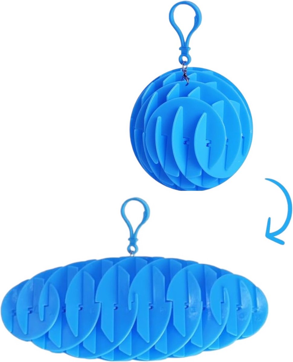 Klikkopers 16 cm Fidget Worm Morf Worm Morph Worm Fidget toys Anti Stress Speelgoed ADHD Speelgoed Autisme Speelgoed Blauw