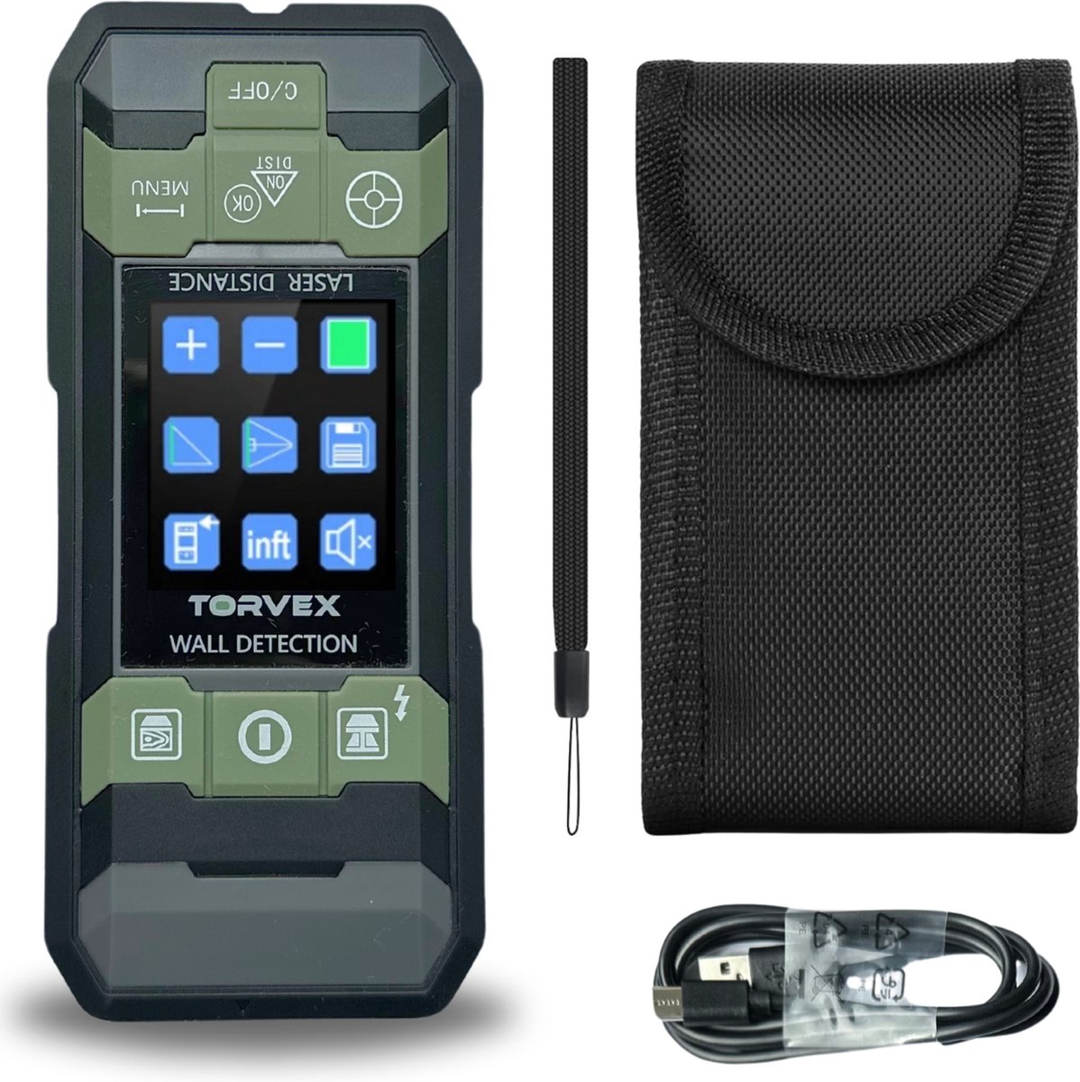 Torvex 2 in 1 Lasermeter en Leidingzoeker