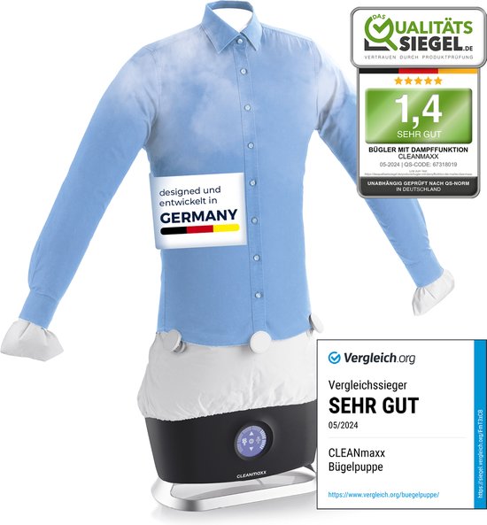 Fer à repasser CLEANmaxx PRO STEAM pour chemises