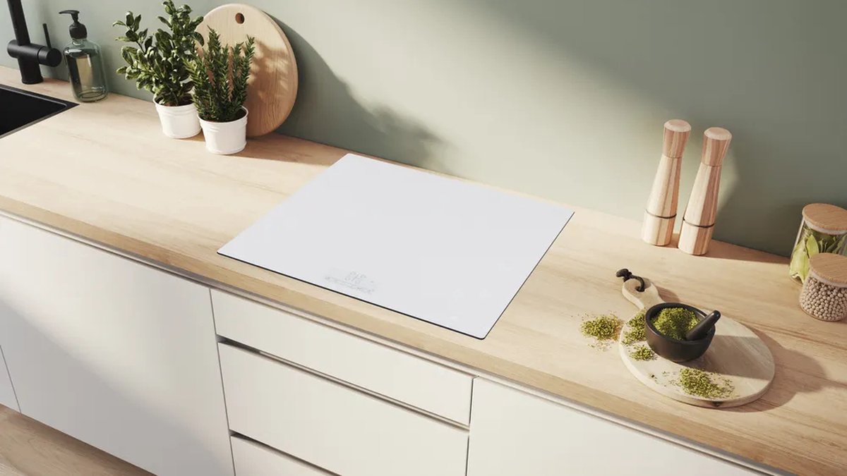 Bosch Serie 6 PIF612BB1E kookplaat Wit Ingebouwd 60 cm Inductiekookplaat zones 4 zone(s)