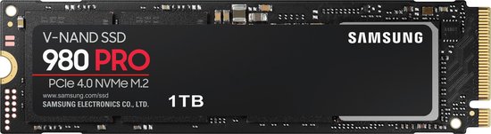 Samsung 980 PRO - Interne SSD - PCIe 4.0 - NVMe M.2 - 1 TB