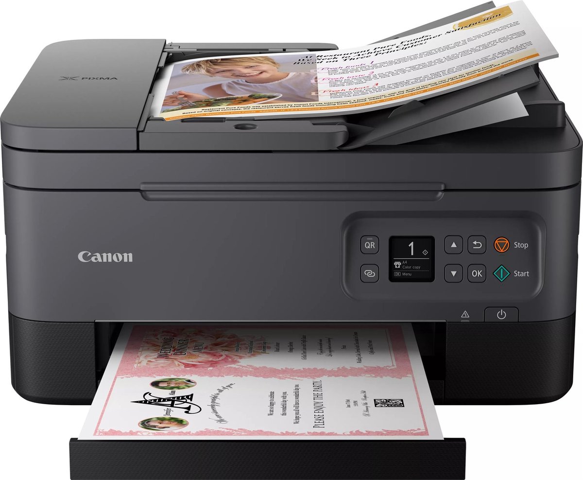 Bol.com Canon PIXMA TS7450a - All-in-One Inkjetprinter - Zwart aanbieding