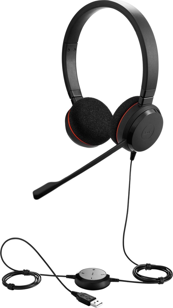 Jabra Evolve 20 UC Stereo Bedrade Office Headset