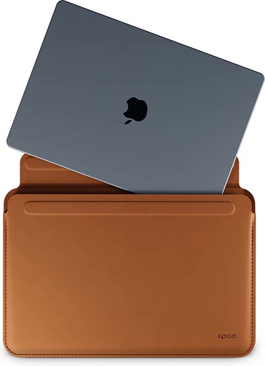 Epico 9911141300033 laptoptas 33,8 cm (13.3") Opbergmap/sleeve Bruin