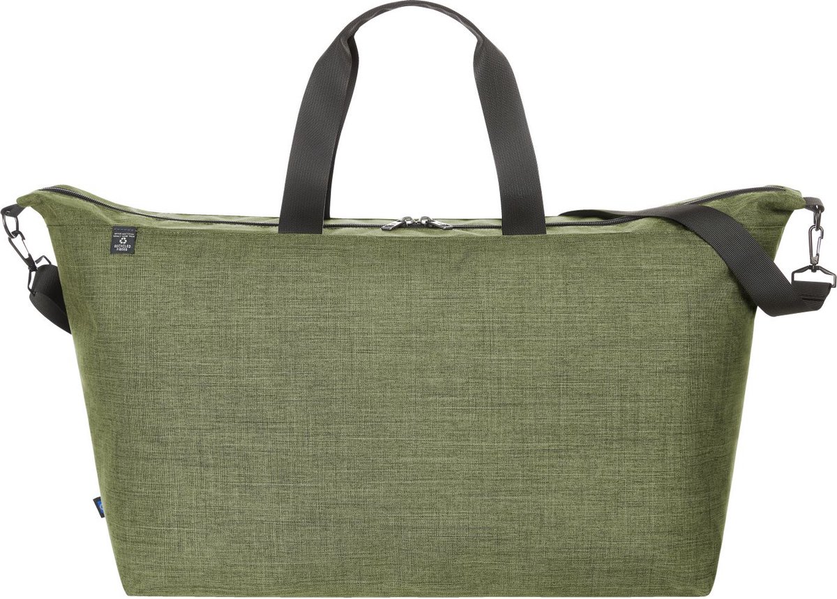Sporttas - reistas - groen gemêleerd - 46 Liter - 45 x 55 x 25 cm - gerecycled materiaal - praktisch - Halfar - Europe