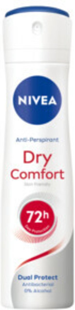 Goedkoopste Nivea Deodorant Spray Dry Comfort - 3x150ml - Voordeelverpakking