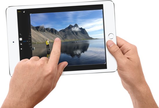 Apple iPad Mini 4 - 4G + WiFi - Zwart/Grijs - 16GB - Tablet | bol