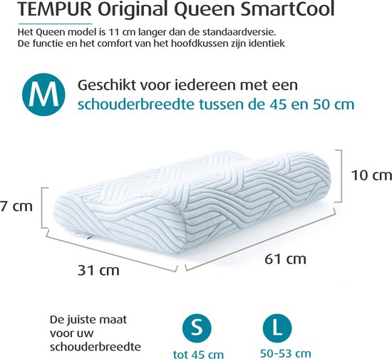TEMPUR Comfort Cloud Kussen, crème/wit, 75 x 40 cm TEMPUR Comfort Cloud Kussen, crème/wit, 75 x 40 cm