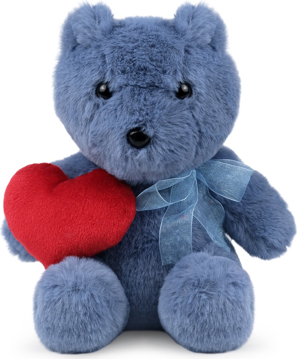 Speelgoed Knuffel - Pluche Knuffel - Kawaii - Beer Gloria met een hart 21cm