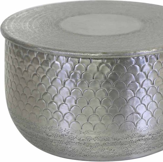 Table d'appoint orientale Alava argent