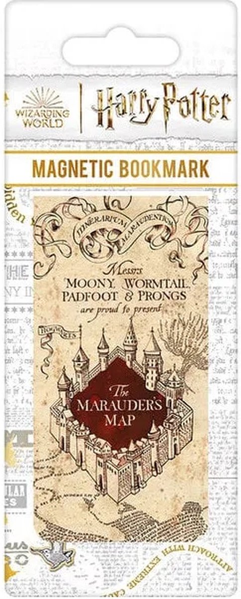 Harry Potter - The Marauder's Map - Boekenlegger - Magnetisch