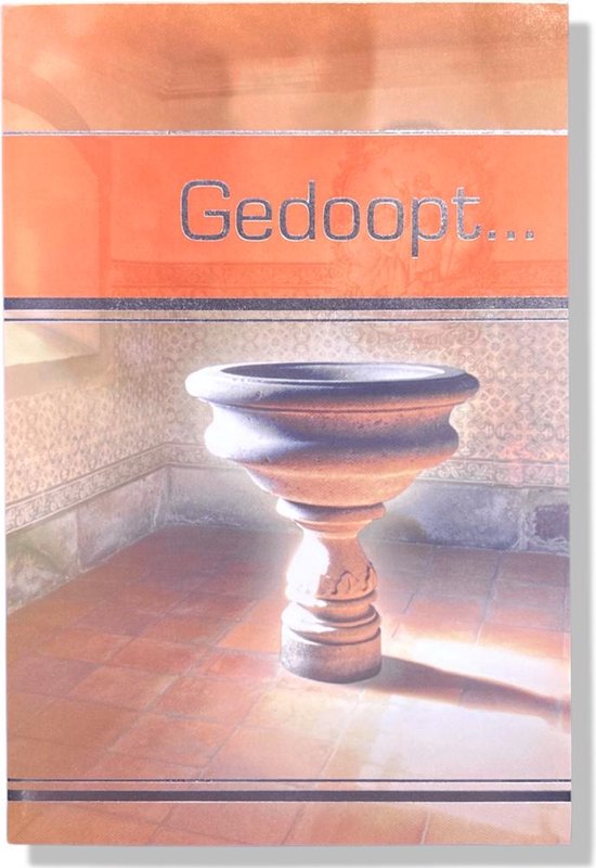 Gedoopt - Doopsel Wenskaart - 12x17cm - Gevouwen wenskaart met envelop