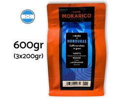 Mokarico Honduras Single Origin Koffiebonen - 100% Arabica - 3 x 200gr