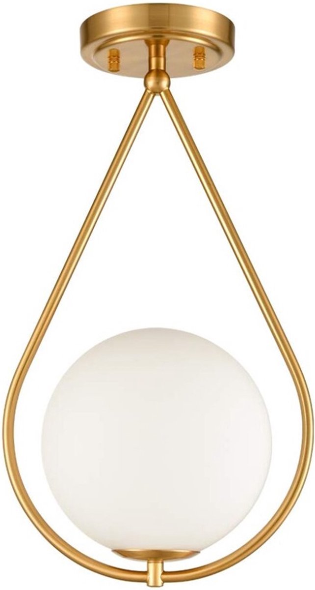 Homestar Hanglamp – 1 lichts – Glas – Goud