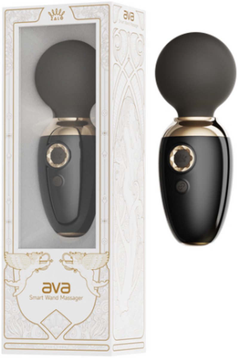 Goedkoopste Zalo - Ava - Verwarmende Mini Wandvibrator met App bediening - Zwart