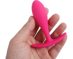 Banoch | Buttplug Trainer - Large - Hot Pink - roze siliconen