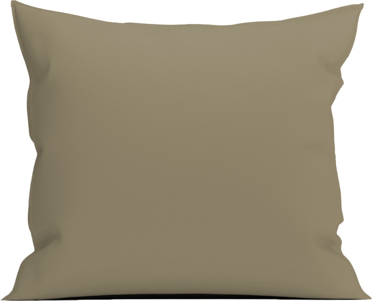 Yellow Percale Kussensloop - Natural - 80x80cm - Natural