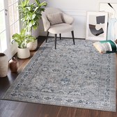 Tapis Tapiso Grijs Katoen Vintage Antidérapant en Coton Gris Gris Taille - 300x400