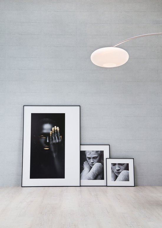 Cadre photo Nielsen Alpha en aluminium gris foncé brillant 24x30cm