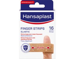 Hansaplast Elastic Fingerstrips Pleisters - Vinger Pleister - Wondpleisters - Wondverzorging - 16 - 16 stuks