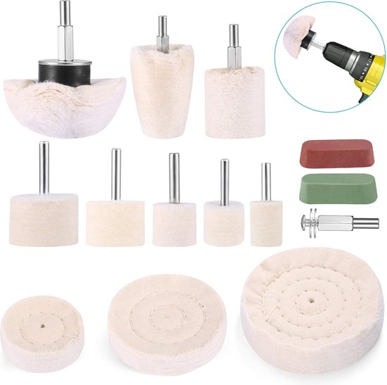 SPTA Hex-Logic Polijstpads, polijstsponzen, voor de auto, 150 mm, voor 125 mm excentrische