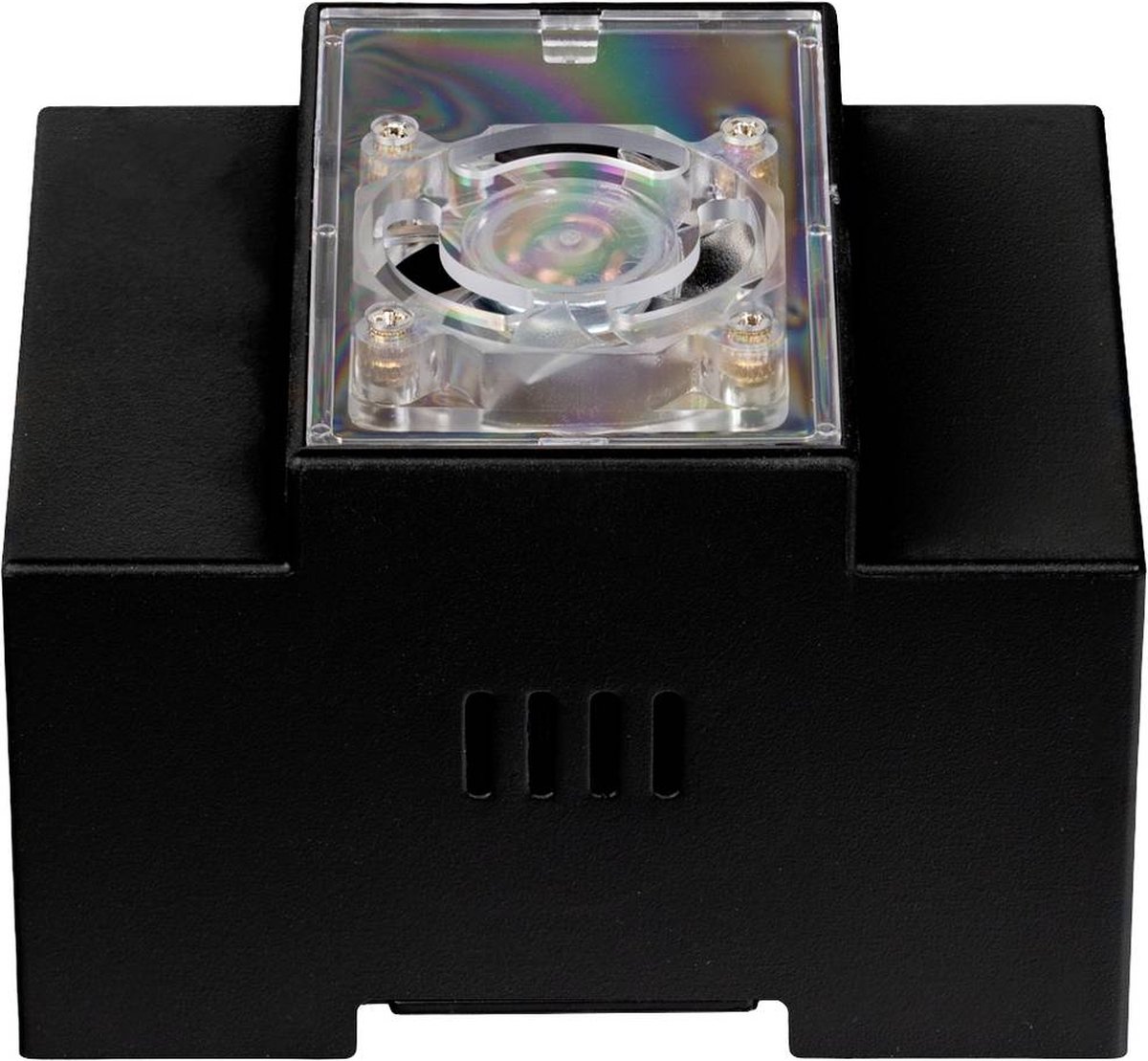 Joy-it RB-CaseP5-07B SBC-behuizing Voor DIN-railmontage Zwart