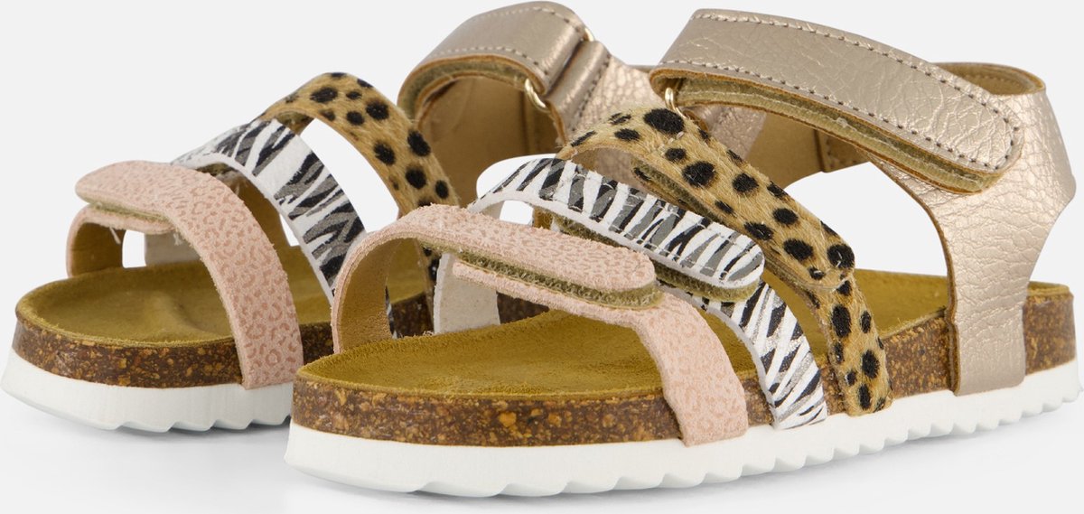 Develab Sandalen Leer Goud