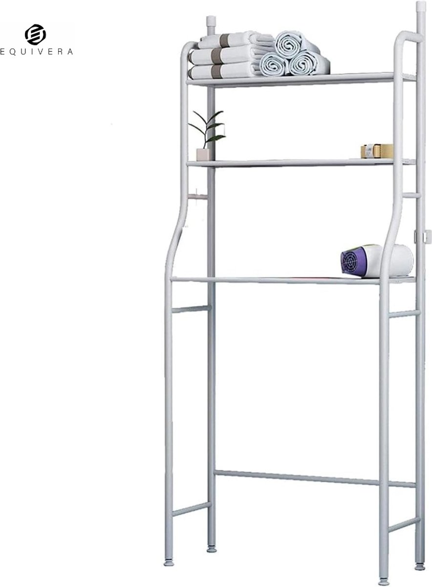 Equivera Wasmachine Ombouw - Wasmachine Kast - Wasmachine Opbouwmeubel - Wasmachine Meubel - Wasmachinekast