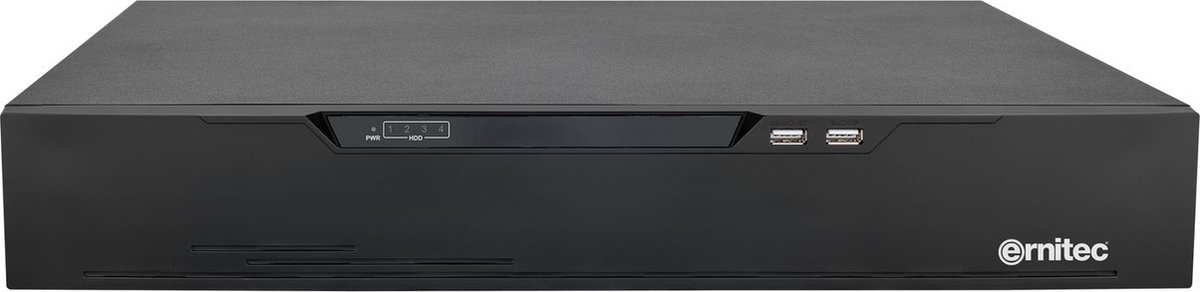 Ernitec 0070-10405 Netwerk Video Recorder (NVR) Zwart