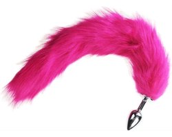 *** Fluffy Fox Tail Butt Plug - Sexspeeltjes - Vossen staartje - Slaapkamer Spannend - Partner Kinky - van Heble® ***
