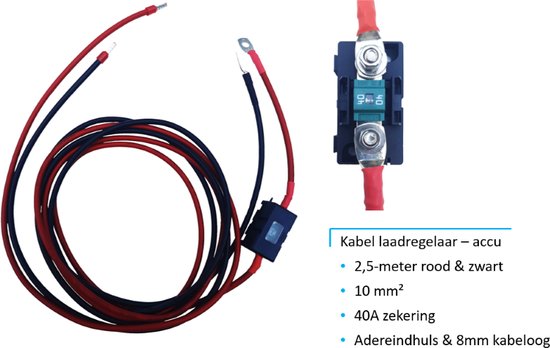 5 Jaar Garantie- Bluetooth Set Flexibel Zonnepaneel 440Wp Caravan, Camper, Boot, Tent - MPPT Victron Energy laadregelaar 100/30 - Zonnepaneel Compleet Pakket - Kabel met connectoren- Plug-Play set schematische tekening en handleiding-Monokristallijn van Victron Energy — afbeelding 5