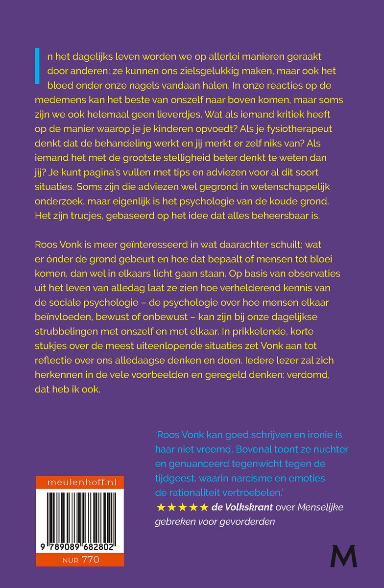O nee dit gaat over mij - back cover