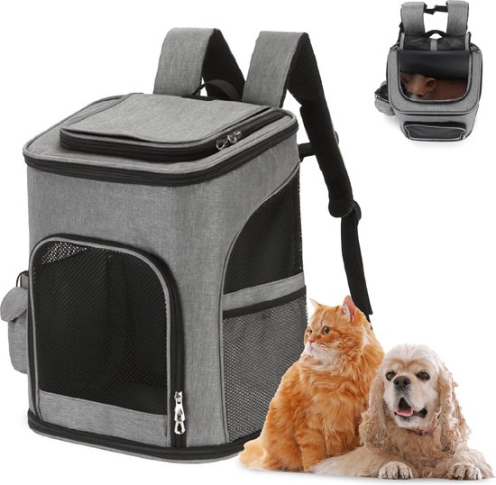 MaxxPet Sac à dos de transport pour chat et chien – Sac à dos pour