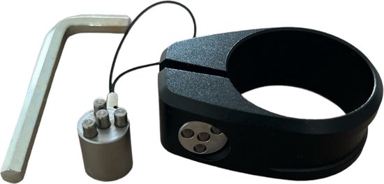 Studio Vollebak zadelpenklem 36.4 - anti-diefstal voor Urban Arrow - zwart