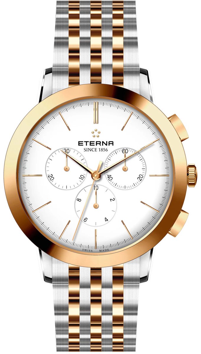 Eterna - Eternity Chronograph - Goud - Horloge - Heren