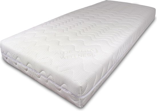 Matrashoes voor totale afmetingen 140 x 200 cm - 19-21 cm hoog - dubbele doek met aloë