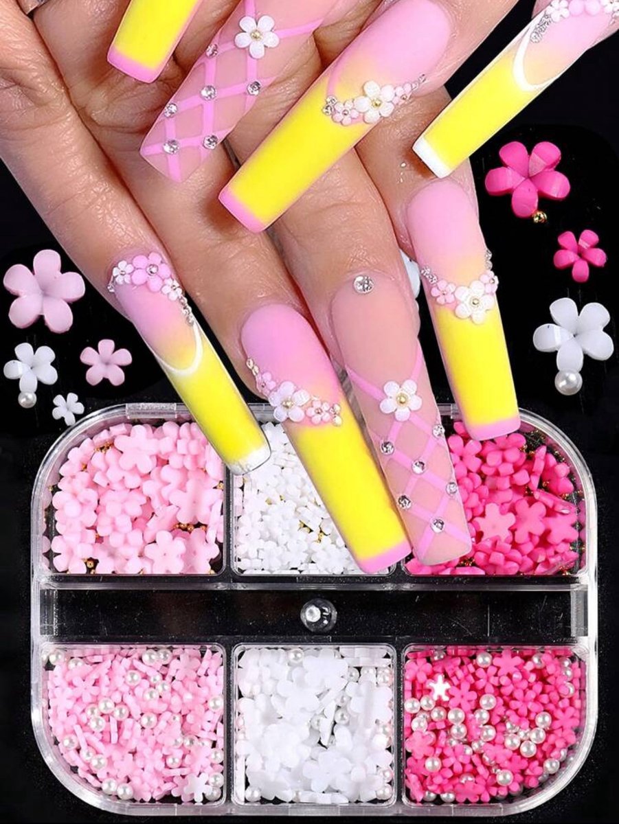 Nail charms - Nagel charms - Nagel decoratie- Nagel steentjes - Nail art - Bloemetjes