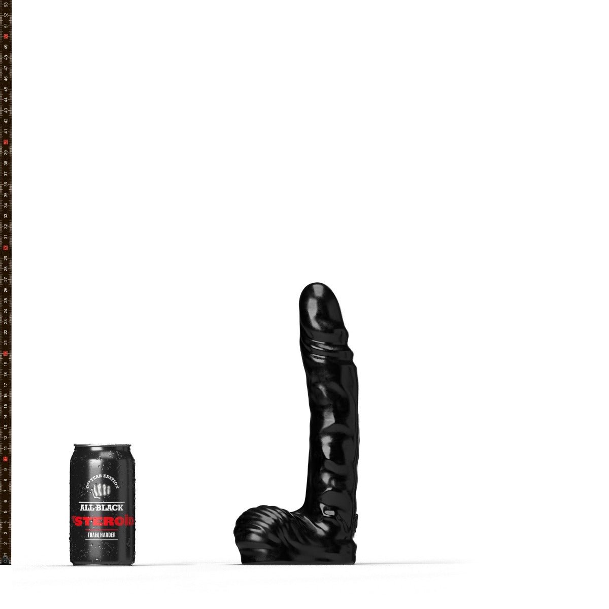 Goedkoopste All Black Steroïd - The Jock - Dildo - 26,5 x 5 cm - zwart