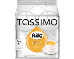 Tassimo Café HAG crema decafé - 16 Capsules